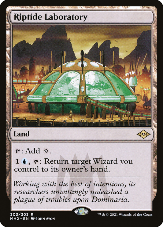 Riptide Laboratory (MH2-303) - Modern Horizons 2 Etched Foil - Premium MTG Single from Wizards of the Coast - Just $0.26! Shop now at Game Crave Tournament Store