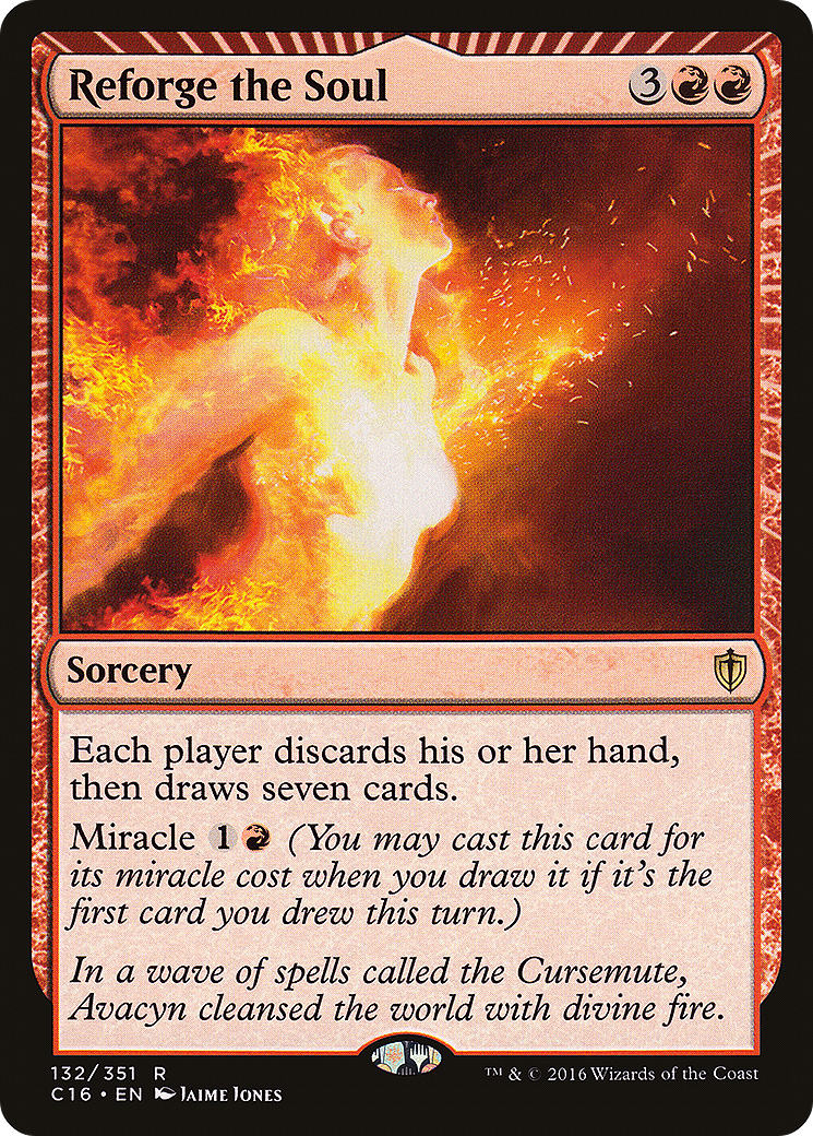 Reforge the Soul (C16-132) - Commander 2016: (miracle) - Premium MTG Single from Wizards of the Coast - Just $2.37! Shop now at Game Crave Tournament Store