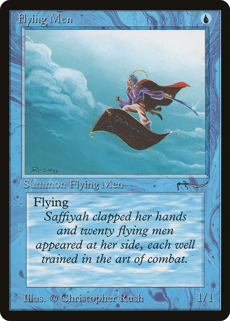 Flying Men (ARN-014) - Arabian Nights - Premium MTG Single from Wizards of the Coast - Just $12.58! Shop now at Game Crave Tournament Store