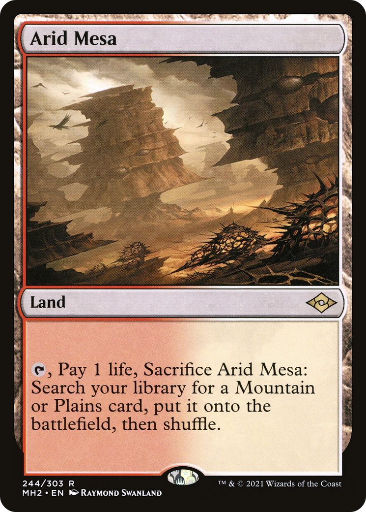 Arid Mesa (MH2-244) - Modern Horizons 2 - Premium MTG Single from Wizards of the Coast - Just $19.03! Shop now at Game Crave Tournament Store