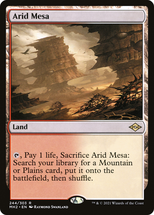 Arid Mesa (MH2-244) - Modern Horizons 2 Foil - Premium MTG Single from Wizards of the Coast - Just $20.14! Shop now at Game Crave Tournament Store