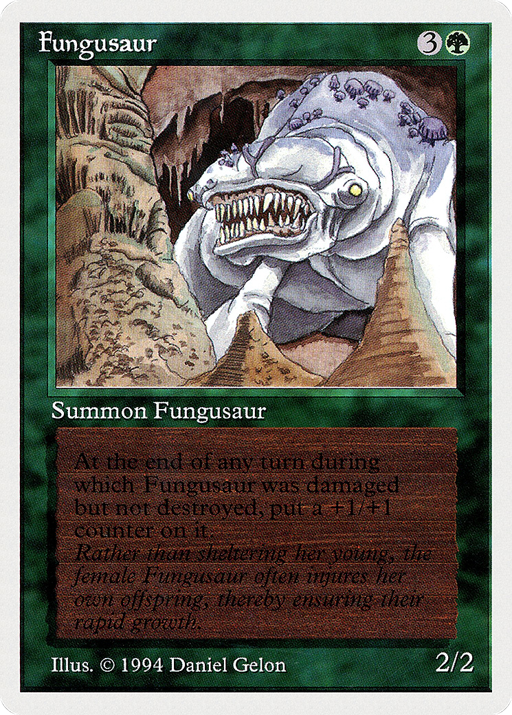 Fungusaur (SUM-197) - Summer Magic / Edgar - Premium MTG Single from Wizards of the Coast - Just $0! Shop now at Game Crave Tournament Store