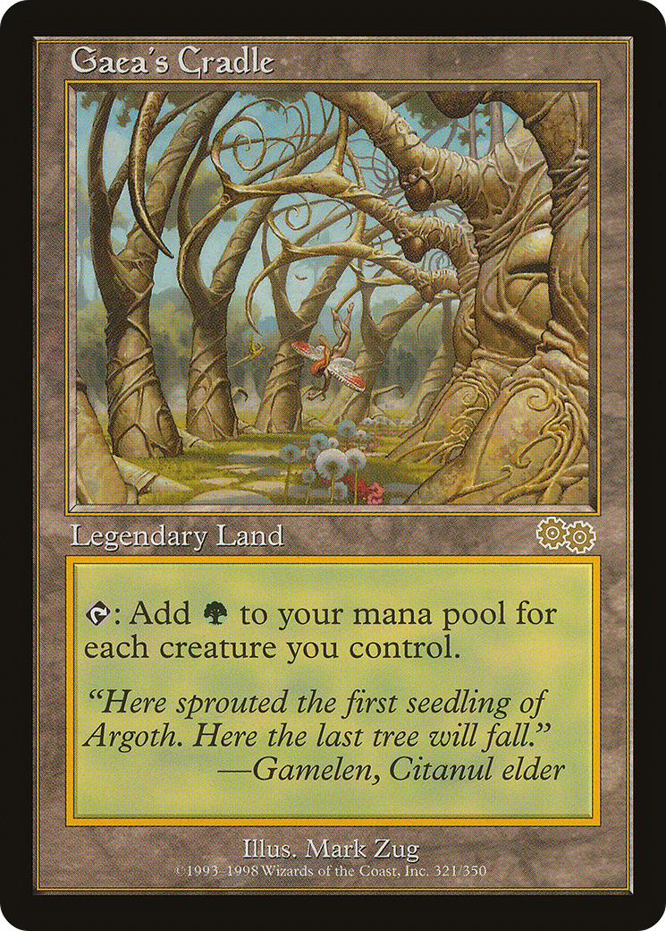 Gaea's Cradle (USG-321) - Urza's Saga - Premium MTG Single from Wizards of the Coast - Just $746.71! Shop now at Game Crave Tournament Store