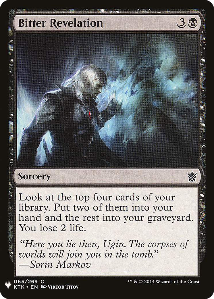 Bitter Revelation (MB1-572) - Mystery Booster - Premium MTG Single from Wizards of the Coast - Just $0.25! Shop now at Game Crave Tournament Store
