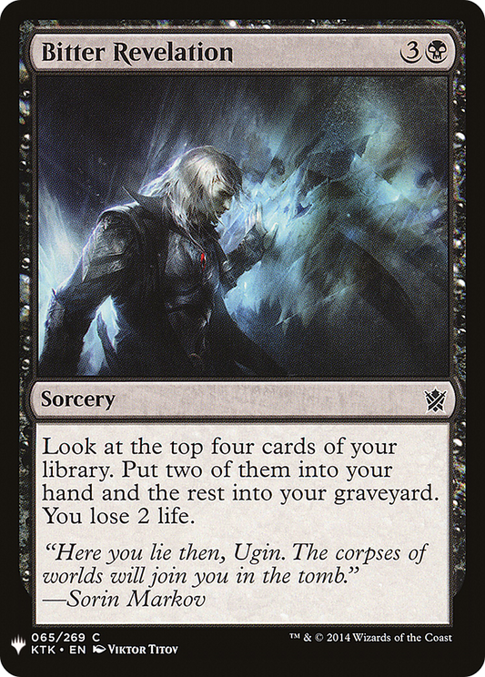 Bitter Revelation (MB1-572) - Mystery Booster - Premium MTG Single from Wizards of the Coast - Just $0.25! Shop now at Game Crave Tournament Store