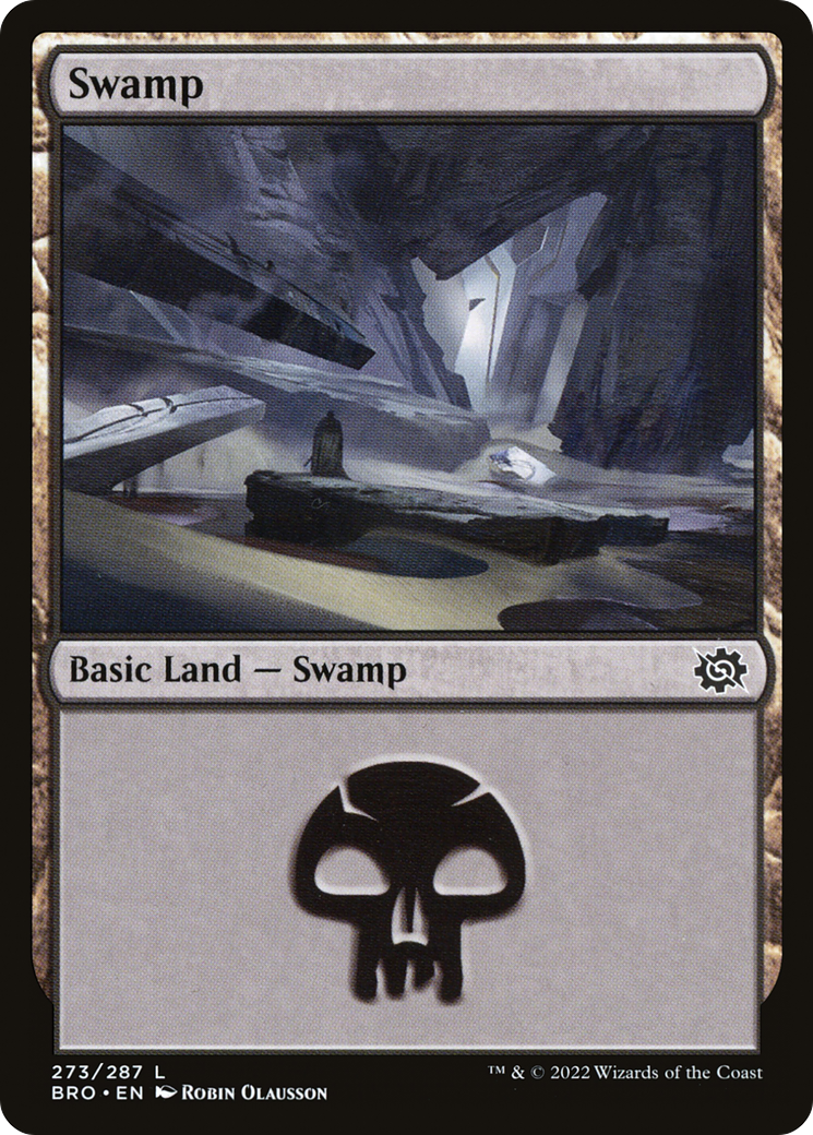 Swamp (BRO-273) - The Brothers' War - Premium MTG Single from Wizards of the Coast - Just $0.08! Shop now at Game Crave Tournament Store