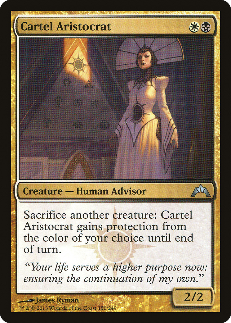 Cartel Aristocrat (GTC-150) - Gatecrash - Premium MTG Single from Wizards of the Coast - Just $0.25! Shop now at Game Crave Tournament Store