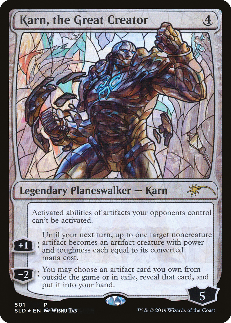 Karn, the Great Creator (SLD-501) - Secret Lair Drop Foil - Premium MTG Single from Wizards of the Coast - Just $7.46! Shop now at Game Crave Tournament Store