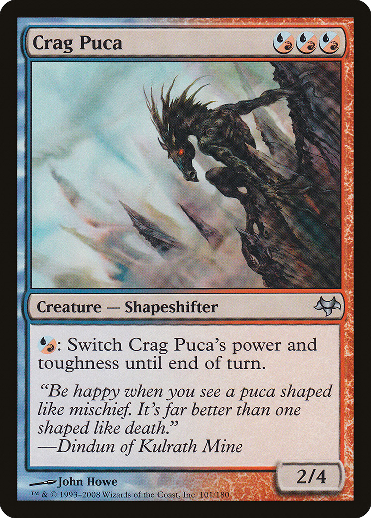 Crag Puca (EVE-101) - Eventide Foil - Premium MTG Single from Wizards of the Coast - Just $0.62! Shop now at Game Crave Tournament Store