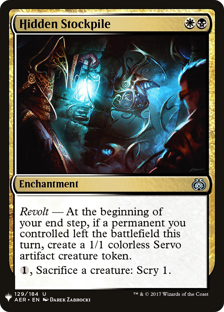 Hidden Stockpile (MB1-1435) - Mystery Booster - Premium MTG Single from Wizards of the Coast - Just $0.08! Shop now at Game Crave Tournament Store