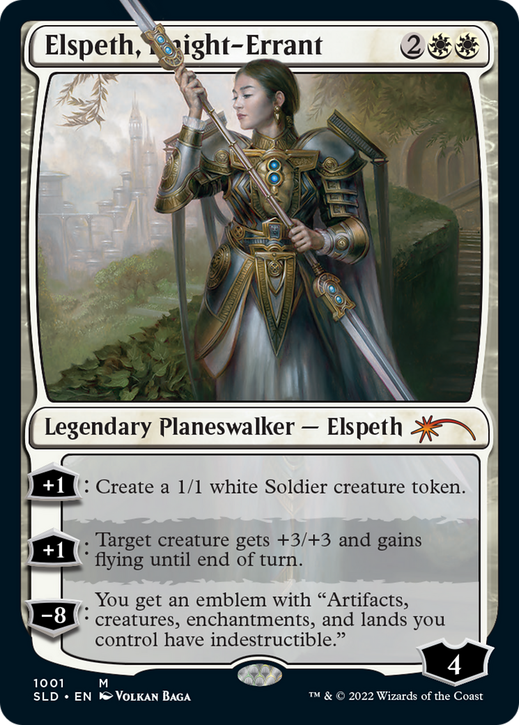 Elspeth, Knight-Errant (SLD-1001) - Secret Lair Drop - Premium MTG Single from Wizards of the Coast - Just $10.75! Shop now at Game Crave Tournament Store