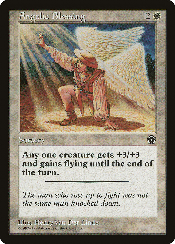 Angelic Blessing (P02-009) - Portal Second Age - Premium MTG Single from Wizards of the Coast - Just $0.08! Shop now at Game Crave Tournament Store