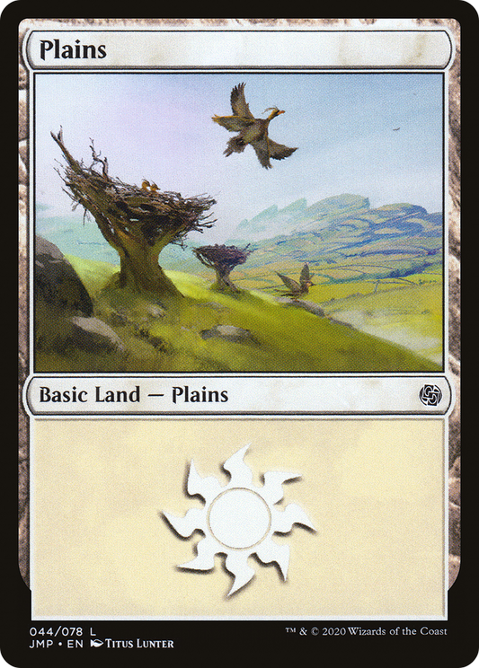 Plains (JMP-044) - Jumpstart - Premium MTG Single from Wizards of the Coast - Just $0.08! Shop now at Game Crave Tournament Store