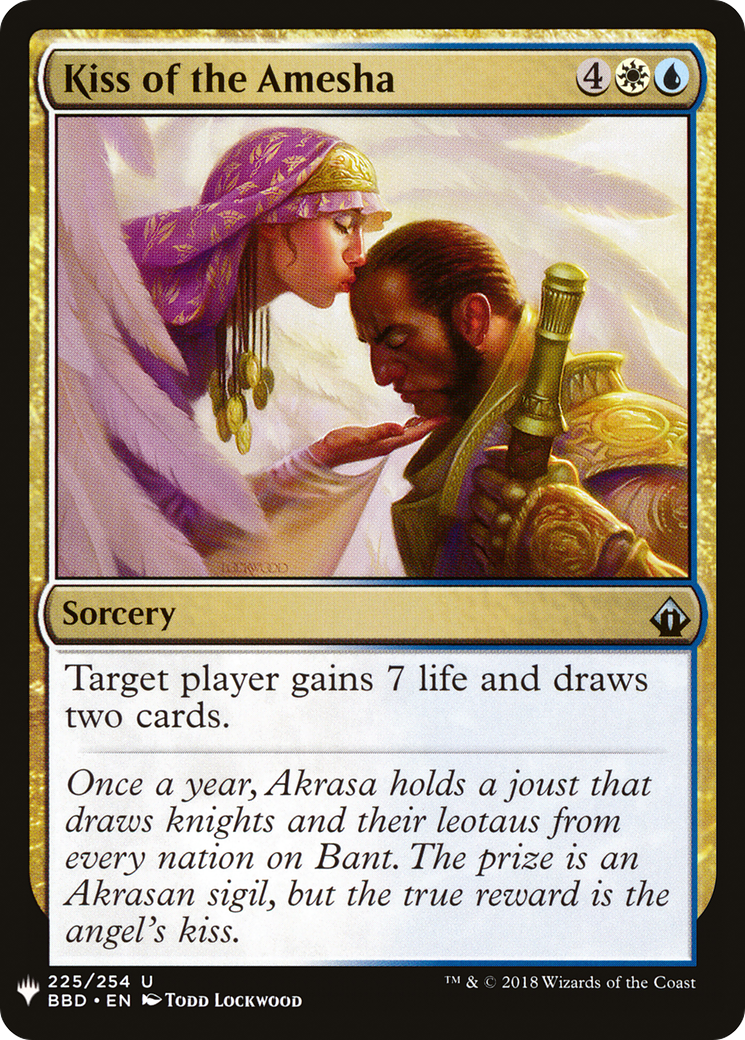 Kiss of the Amesha (MB1-1444) - Mystery Booster - Premium MTG Single from Wizards of the Coast - Just $0.08! Shop now at Game Crave Tournament Store