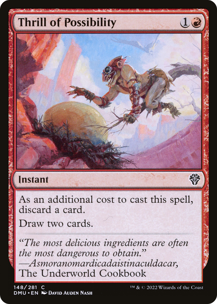 Thrill of Possibility (DMU-148) - Dominaria United Foil - Premium MTG Single from Wizards of the Coast - Just $0.25! Shop now at Game Crave Tournament Store