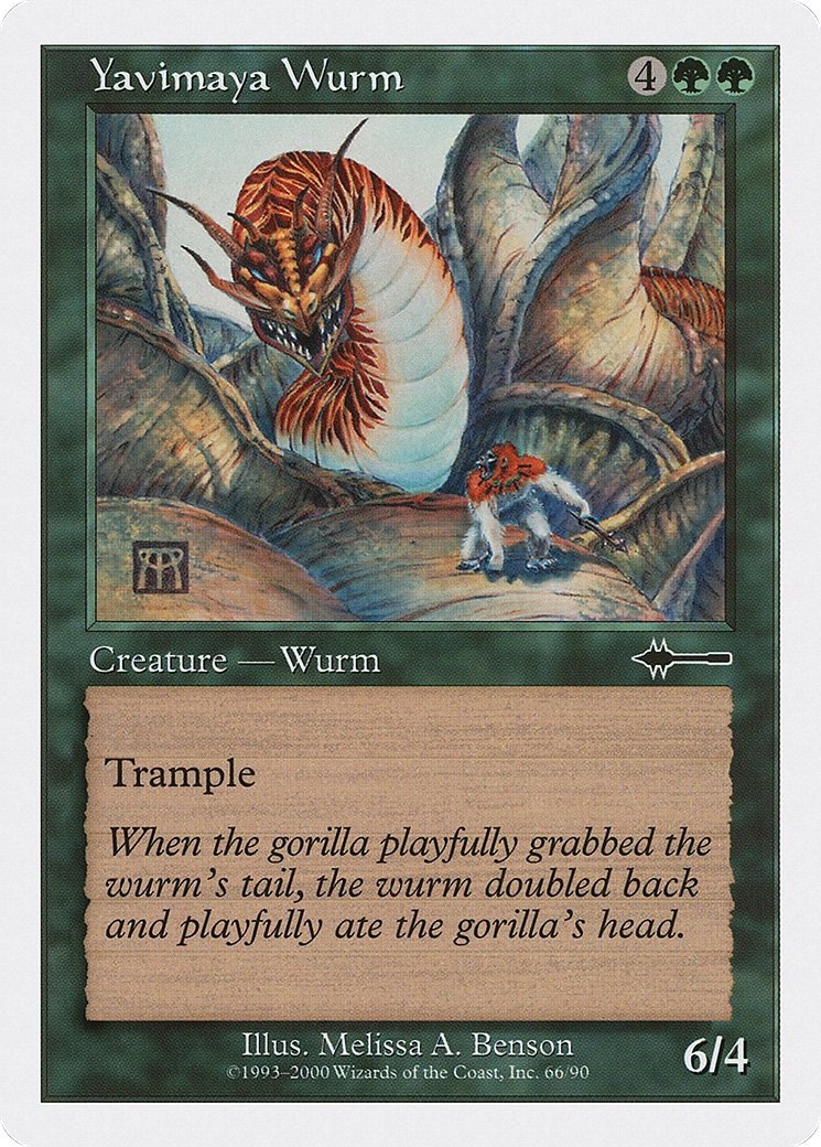 Yavimaya Wurm (BTD-066) - Beatdown Box Set - Premium MTG Single from Wizards of the Coast - Just $0.17! Shop now at Game Crave Tournament Store