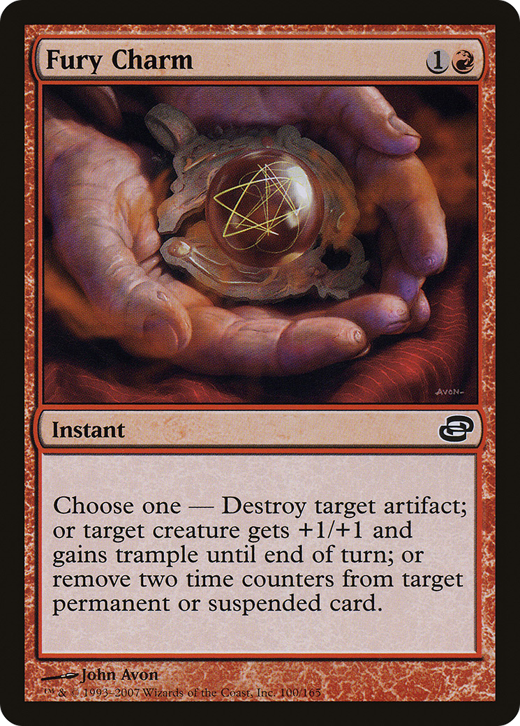 Fury Charm (PLC-100) - Planar Chaos - Premium MTG Single from Wizards of the Coast - Just $0.08! Shop now at Game Crave Tournament Store