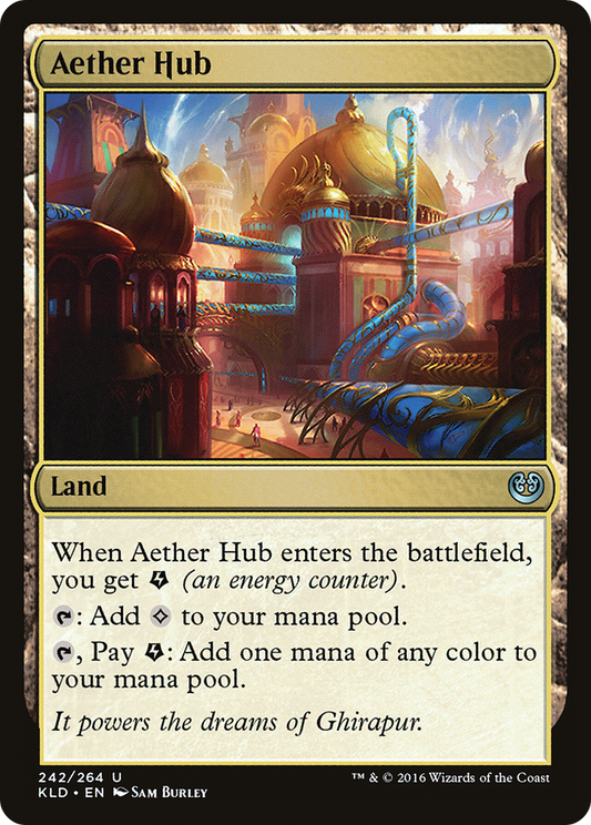 Aether Hub (KLD-242) - Kaladesh - Premium MTG Single from Wizards of the Coast - Just $0.09! Shop now at Game Crave Tournament Store