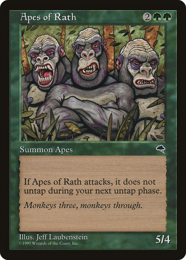Apes of Rath (TMP-214) - Tempest - Premium MTG Single from Wizards of the Coast - Just $0.08! Shop now at Game Crave Tournament Store