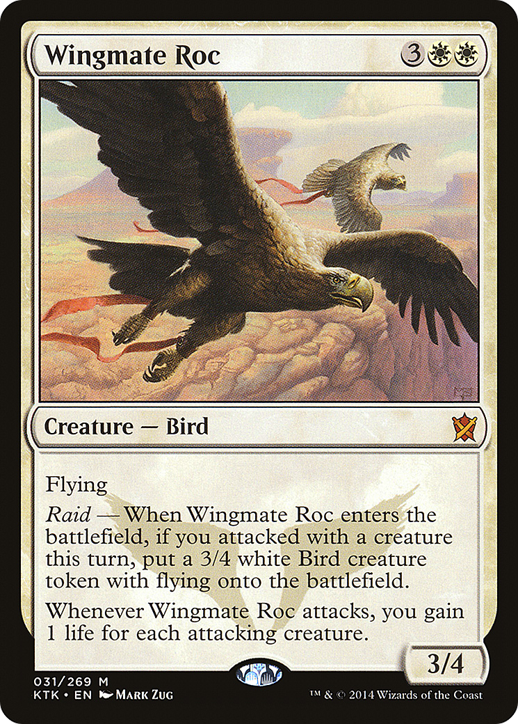 Wingmate Roc (KTK-031) - Khans of Tarkir - Premium MTG Single from Wizards of the Coast - Just $0.10! Shop now at Game Crave Tournament Store