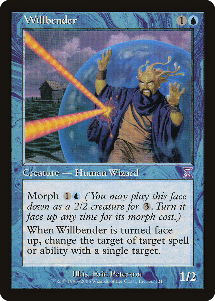 Willbender (TSB-036) - Time Spiral Timeshifted Foil - Premium MTG Single from Wizards of the Coast - Just $1.87! Shop now at Game Crave Tournament Store