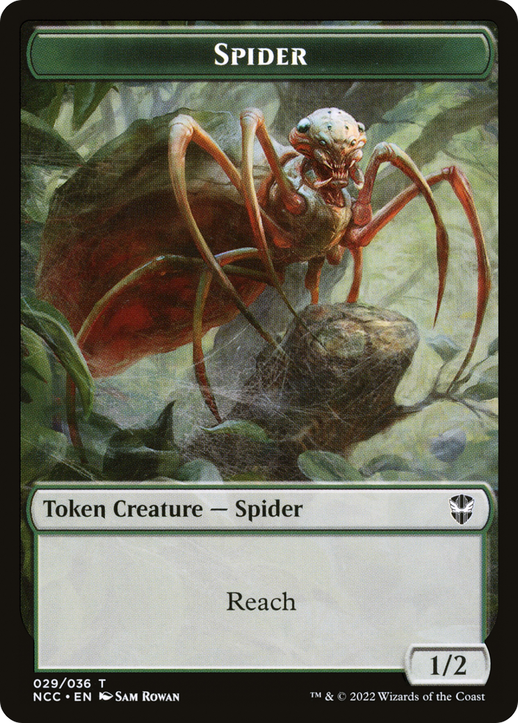Spider (TNCC-029) - New Capenna Commander Tokens - Premium MTG Single from Wizards of the Coast - Just $0! Shop now at Game Crave Tournament Store