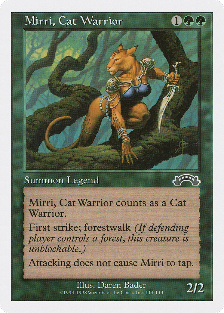 Mirri, Cat Warrior (ATH-060) - Anthologies - Premium MTG Single from Wizards of the Coast - Just $2.66! Shop now at Game Crave Tournament Store