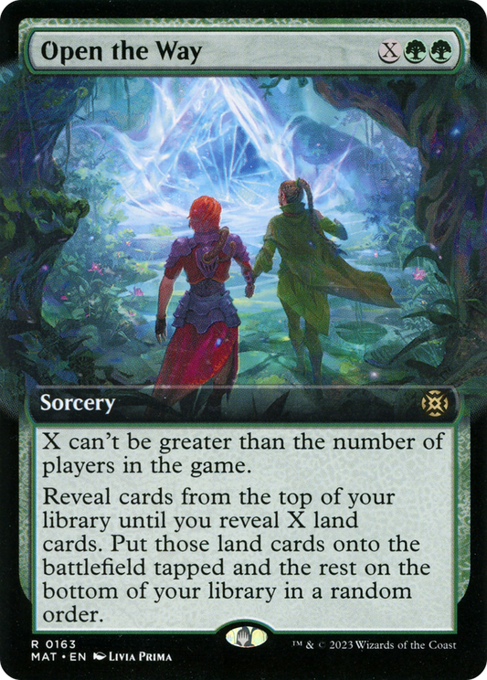 Open the Way (MAT-163) - March of the Machine: The Aftermath: (Extended Art) - Premium MTG Single from Wizards of the Coast - Just $1.53! Shop now at Game Crave Tournament Store