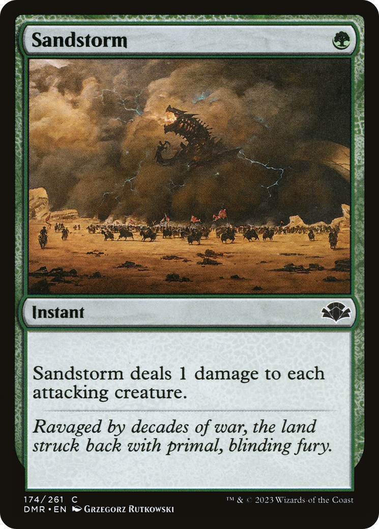 Sandstorm (DMR-174) - Dominaria Remastered - Premium MTG Single from Wizards of the Coast - Just $0.25! Shop now at Game Crave Tournament Store