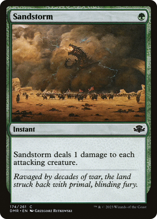 Sandstorm (DMR-174) - Dominaria Remastered - Premium MTG Single from Wizards of the Coast - Just $0.25! Shop now at Game Crave Tournament Store