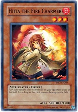 Hiita the Fire Charmer (DR3-EN208) - Dark Revelation Volume 3 Unlimited - Premium Yugioh Single from Konami - Just $0.25! Shop now at Game Crave Tournament Store