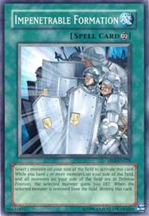 Impenetrable Formation (DR3-EN228) - Dark Revelation Volume 3 Unlimited - Premium Yugioh Single from Konami - Just $0.25! Shop now at Game Crave Tournament Store