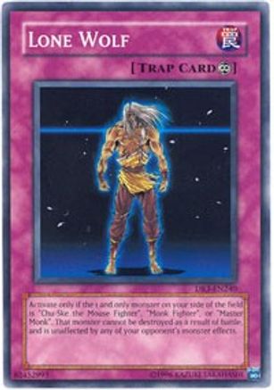 Lone Wolf (DR3-EN240) - Dark Revelation Volume 3 Unlimited - Premium Yugioh Single from Konami - Just $0.25! Shop now at Game Crave Tournament Store