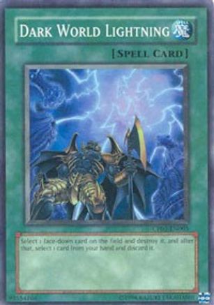 Dark World Lightning (CP03-EN005) - Champion Pack 3 Unlimited - Premium Yugioh Single from Konami - Just $20.54! Shop now at Game Crave Tournament Store
