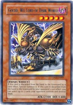 Goldd, Wu-Lord of Dark World (CP03-EN007) - Champion Pack 3 Unlimited - Premium Yugioh Single from Konami - Just $0.31! Shop now at Game Crave Tournament Store