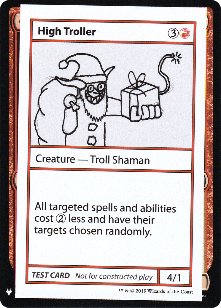 High Troller (CMB1-054) - Mystery Booster Playtest Cards 2019 - Premium MTG Single from Wizards of the Coast - Just $0.34! Shop now at Game Crave Tournament Store