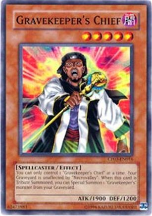 Gravekeeper's Chief (CP03-EN016) - Champion Pack 3 Unlimited - Premium Yugioh Single from Konami - Just $0.34! Shop now at Game Crave Tournament Store