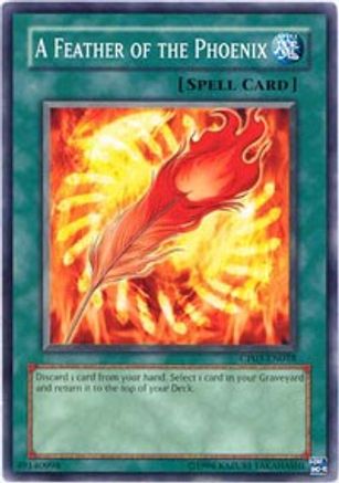 A Feather of the Phoenix (CP03-EN018) - Champion Pack 3 Unlimited - Premium Yugioh Single from Konami - Just $0.65! Shop now at Game Crave Tournament Store