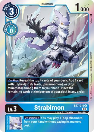 Strabimon (BT7-019) - Next Adventure Foil - Premium Digimon Single from Bandai - Just $0.26! Shop now at Game Crave Tournament Store