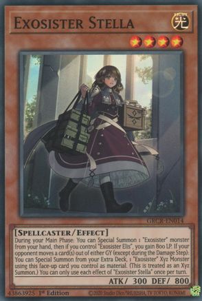Exosister Stella (GRCR-EN014) - The Grand Creators 1st Edition - Premium Yugioh Single from Konami - Just $0.25! Shop now at Game Crave Tournament Store
