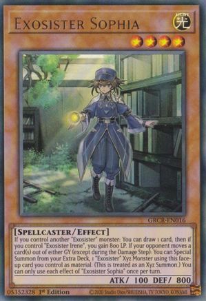 Exosister Sophia (GRCR-EN016) - The Grand Creators 1st Edition - Premium Yugioh Single from Konami - Just $0.95! Shop now at Game Crave Tournament Store