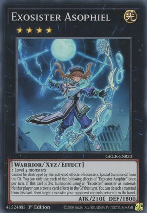 Exosister Asophiel (GRCR-EN020) - The Grand Creators 1st Edition - Premium Yugioh Single from Konami - Just $0.25! Shop now at Game Crave Tournament Store