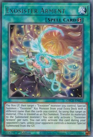 Exosister Arment (GRCR-EN022) - The Grand Creators 1st Edition - Premium Yugioh Single from Konami - Just $0.08! Shop now at Game Crave Tournament Store