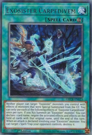 Exosister Carpedivem (GRCR-EN023) - The Grand Creators 1st Edition - Premium Yugioh Single from Konami - Just $0.08! Shop now at Game Crave Tournament Store