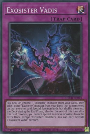 Exosister Vadis (GRCR-EN024) - The Grand Creators 1st Edition - Premium Yugioh Single from Konami - Just $0.26! Shop now at Game Crave Tournament Store