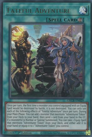 Fateful Adventure (GRCR-EN029) - The Grand Creators 1st Edition - Premium Yugioh Single from Konami - Just $0.75! Shop now at Game Crave Tournament Store