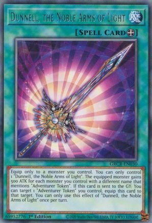 Dunnell, the Noble Arms of Light (GRCR-EN030) - The Grand Creators 1st Edition - Premium Yugioh Single from Konami - Just $0.25! Shop now at Game Crave Tournament Store