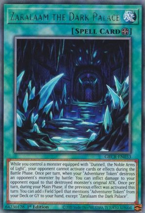 Zaralaam the Dark Palace (GRCR-EN033) - The Grand Creators 1st Edition - Premium Yugioh Single from Konami - Just $0.25! Shop now at Game Crave Tournament Store