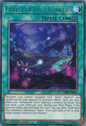 Forest of Lost Flowers (GRCR-EN034) - The Grand Creators 1st Edition - Premium Yugioh Single from Konami - Just $0.25! Shop now at Game Crave Tournament Store