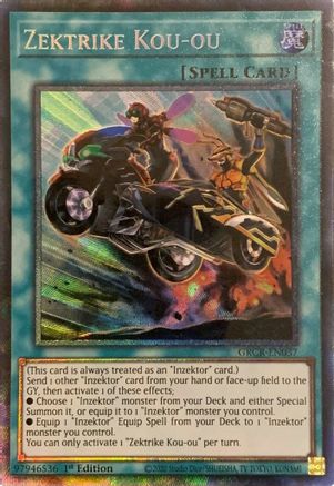 Zektrike Kou-ou (CR) (GRCR-EN037) - The Grand Creators 1st Edition - Premium Yugioh Single from Konami - Just $3.04! Shop now at Game Crave Tournament Store
